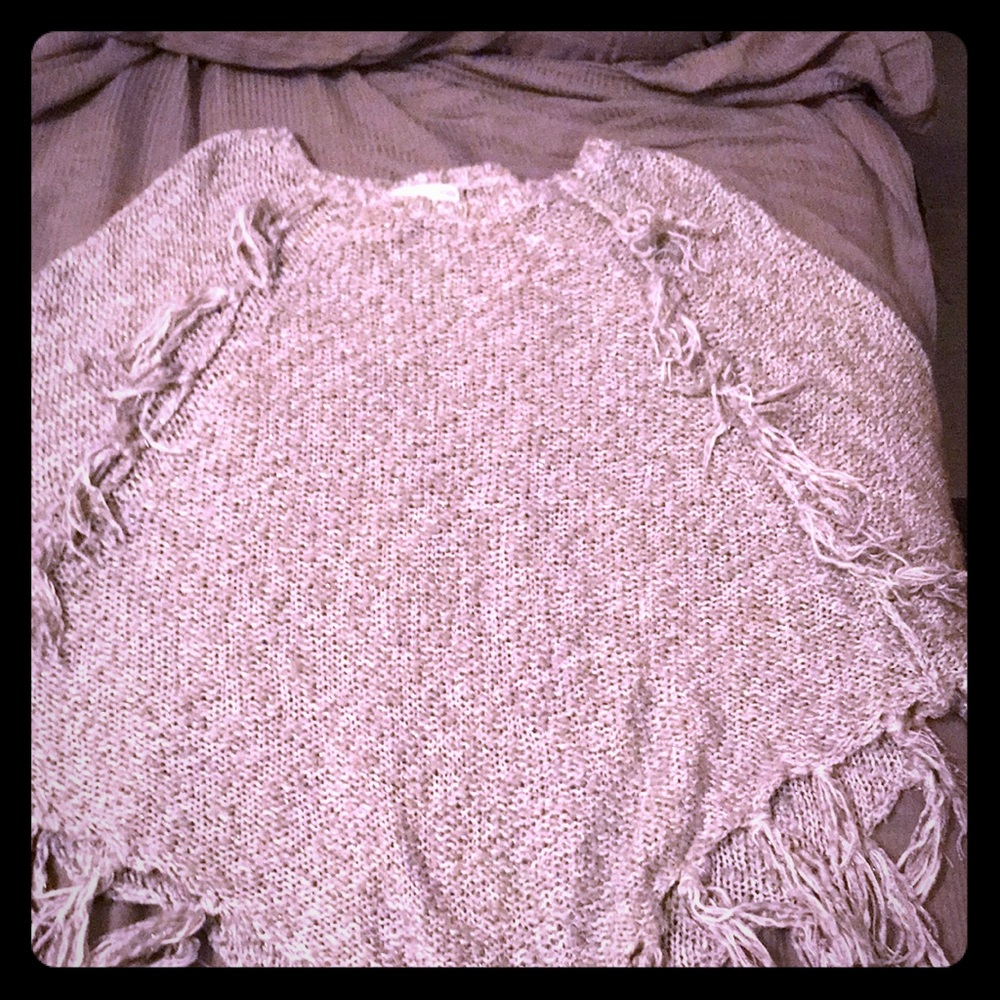 Garnet hill kids sweater poncho